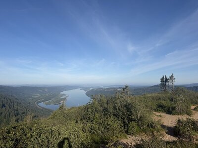 The viewpoint at the top of Angel's Rest