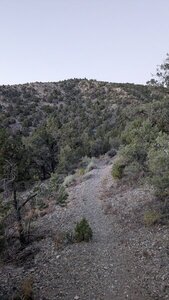Typical trail condition. Easy to follow. Low areas get soft in the washes. High areas get rocky on the ridges.