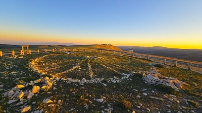 The Medicine Wheel at sunrise