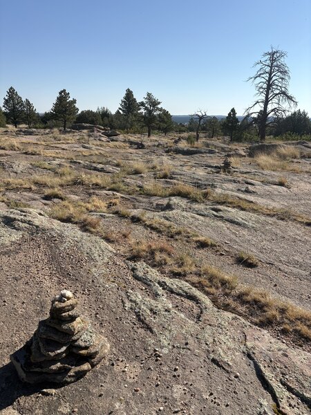 Many cairns