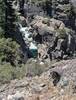 Water rushing mid canyon