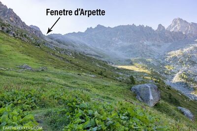 Fenetre D'Arpette