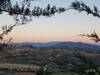 View of the sunset and the Caserío of La Taya from the Matara - Jocos trail.