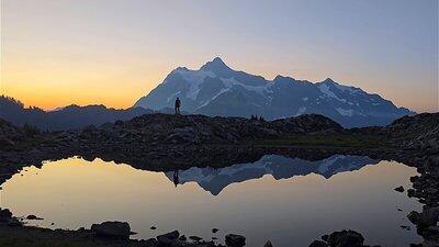 Sunrise at Huntoon Point, Artist Ridge.