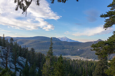 Olancha Peak towering in the distance with Mulkey Meadow down below.