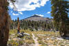 An unnamed peak along the Pacific Crest Trail