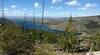 New Fork Lake nearby below, and the Wyoming Range in the distance, make for a great view, when descending the switchbacks in this regenerating burn area (2008 New Fork fire).