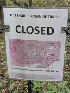 Short connector trail closed