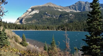 Beautiful Elizabeth Lake's north end.