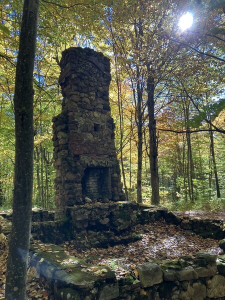Old Chimney (possibly from the old ranger shack).