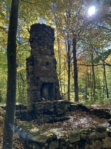 Old Chimney (possibly from the old ranger shack).